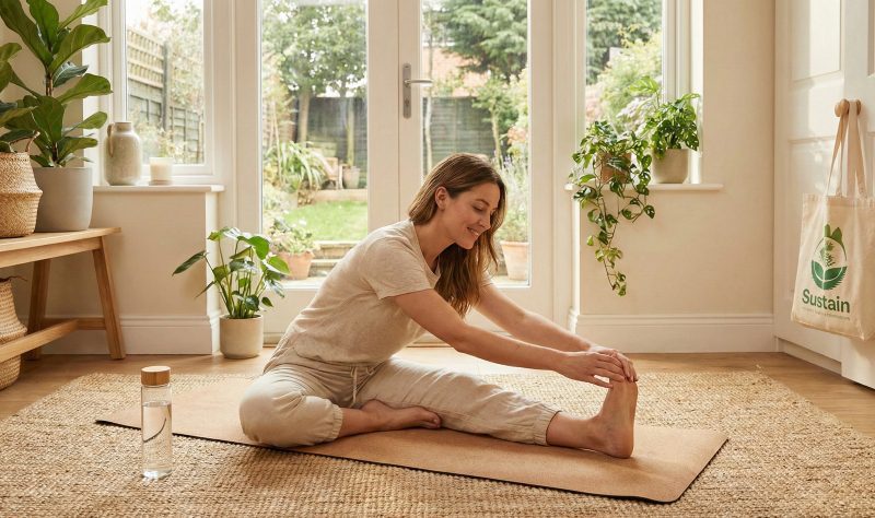 beginner fitness and healthy living at home